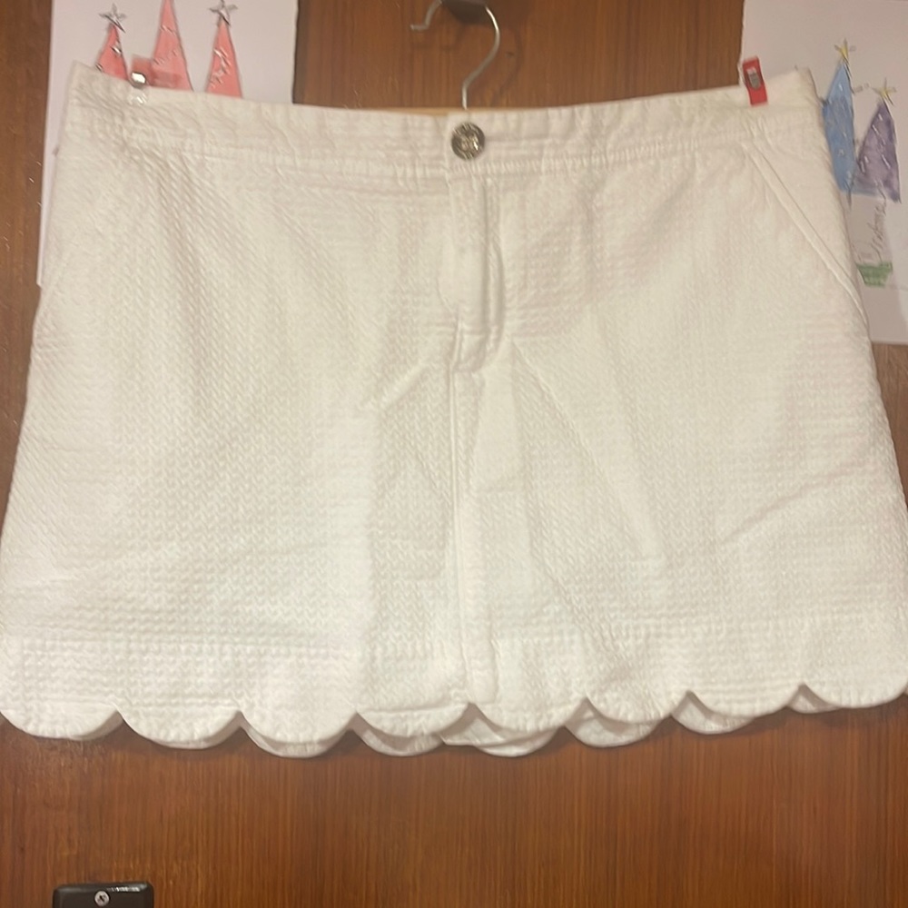 Lily Pulitzer Classic White Skort.